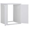 vidaXL Waschmaschinenschrank Wei&szlig; 68,5x64,5x88 cm PVC