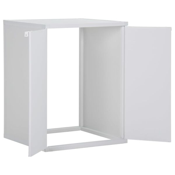 vidaXL Waschmaschinenschrank Wei&szlig; 68,5x64,5x88 cm PVC