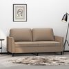 vidaXL 2-Sitzer-Sofa Cappuccino-Braun 140 cm Kunstleder