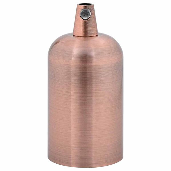 vidaXL Lampenfassungen 2 Stk. Rot-Bronze E27