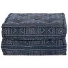 vidaXL Modulares Sofa Indigo Druck 70 x 70 x 36 cm Stoff