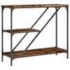 vidaXL Konsolentisch R&auml;uchereiche 88,5x30x75 cm Holzwerkstoff