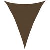 vidaXL Sonnensegel 160 g/m&sup2; Braun 5x6x6 m HDPE