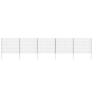 vidaXL Gartenzaun Set 77,5x64 cm Gr&uuml;n