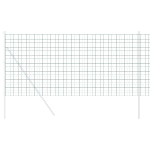 vidaXL Eurozaun Gr&uuml;n 1 x 10 m PVC-beschichtetes Eisen