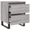 vidaXL Nachttisch Grau Sonoma 40x35x50 cm Holzwerkstoff