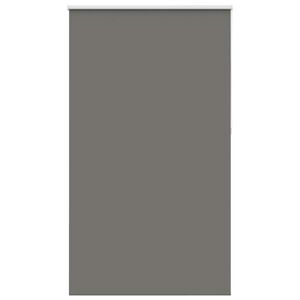 vidaXL Verdunkelungsrollo Grau 140x210cm Stoffbreite 136,6cm Polyester