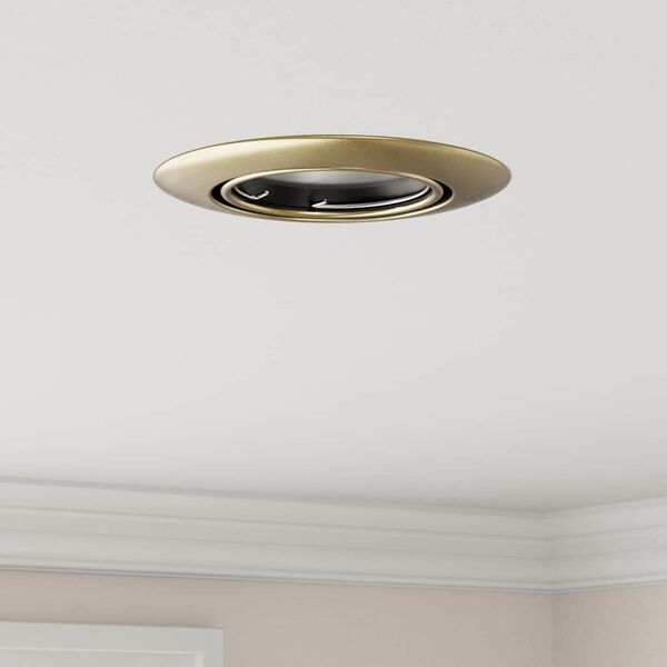 vidaXL Spotlight 6 pcs Messing 9 x 9 x 2,5 cm Metall