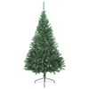 vidaXL K&uuml;nstlicher vorbeleuchteter Weihnachtsbaum Gr&uuml;n 240 cm PVC