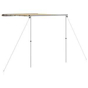 vidaXL Wohnwagen-Markise 2,4x2,5x2,15 m Beige