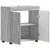 vidaXL Badezimmerschrank-Set TULUM Graues Sonoma 60 x 34 x 63 cm
