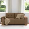 vidaXL Loveseat-Sofa Braun 180x77x82 cm Stoff