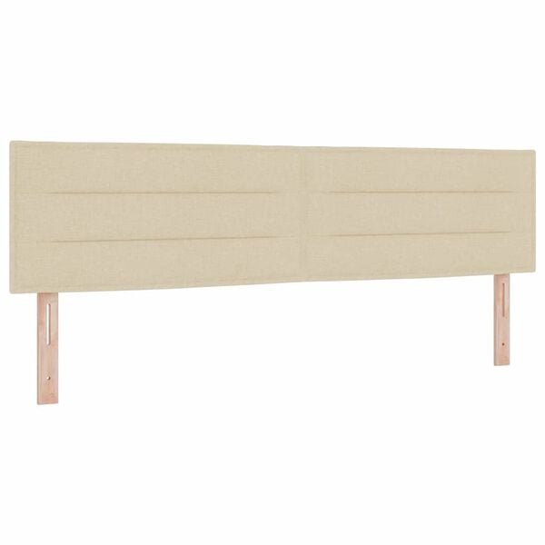 vidaXL Kopfteil Creme 180 cm Stoff