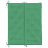 vidaXL Gartenbank-Auflage Grün 120x(50+50)x7 cm Oxford-Gewebe