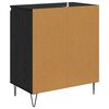 vidaXL Sideboard Schwarz Eichen-Optik 60 x 35 x 70 cm Holzwerkstoff
