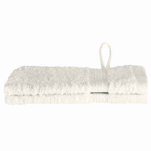 vidaXL G&auml;stetuch SOLUND 2 pcs Creme 15 x 21 cm 550 gsm
