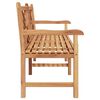 vidaXL Gartenbank Braun 180 x 60 x 90 cm Massivholz Teak