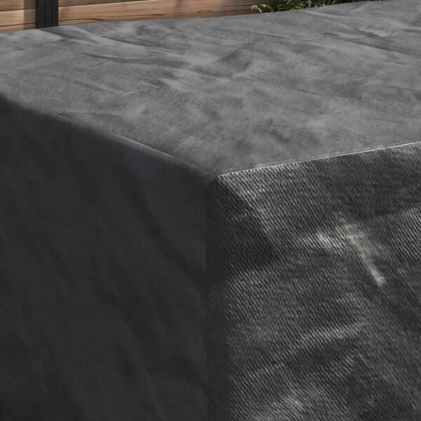 vidaXL M&ouml;belbezug Uni Schwarz 240 x 180 x 100 cm 600D