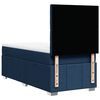 vidaXL Boxspringbett mit Matratze Blau 90x190 cm Stoff