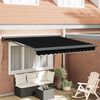 vidaXL Markise Schwarz 300 x 250 x 165 cm Polyester und Aluminium