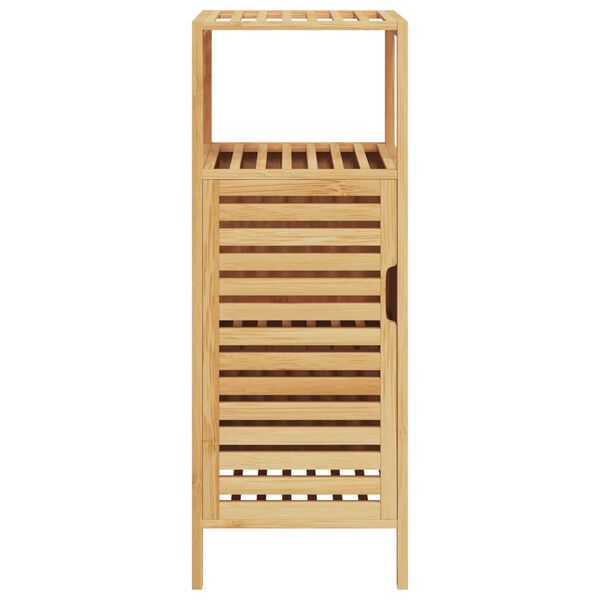 vidaXL Badezimmerschrank mit Ablage 36x33x87 cm Bambus