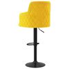 vidaXL Barhocker 2 Stk. Senfgelb Samt