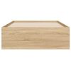 vidaXL Bettgestell mit Schubladen Sonoma-Eiche 90x200cm Holzwerkstoff