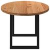 vidaXL Esstisch Hellbraun 200x100x74 cm Massivholz Eiche Oval