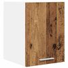 vidaXL H&auml;ngeschrank Altes Holz und Wei&szlig; 30 x 31 x 40 cm Holzwerkstoff