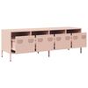 vidaXL TV-Schrank Rosa 135x39x43,5 cm Kaltgewalzter Stahl