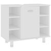 vidaXL Badezimmerschrank Wei&szlig; 60x32x53,5 cm Holzwerkstoff