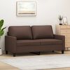 vidaXL 2-Sitzer-Sofa Braun 140 cm Kunstleder