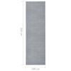 vidaXL Teppichl&auml;ufer BCF Grau 100x350 cm