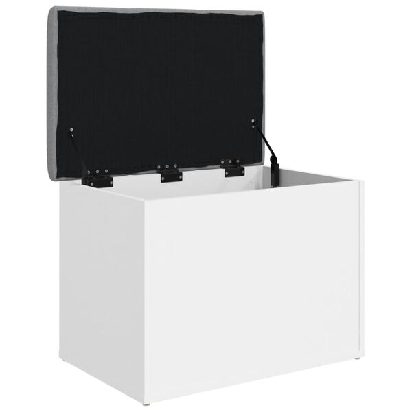 vidaXL Aufbewahrungsbank Wei&szlig; 62 x 42 x 45 cm Holzwerkstoff