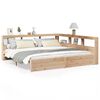 vidaXL Massivholzbett mit Regal ohne Matratze 180x200 cm Kiefernholz