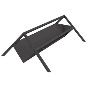 vidaXL Futtertr&ouml;ge f&uuml;r Nutztiere Schwarz 111 x 76 x 38 cm 10 kg