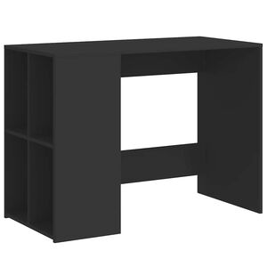 vidaXL Schreibtisch Schwarz 102x50x75 cm Holzwerkstoff