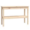 vidaXL Konsolentisch 110x40x75 cm Massivholz Kiefer
