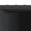 vidaXL Pflanzk&uuml;bel 2 Stk. Schwarz 30x30x60 cm Poly Rattan