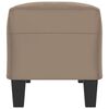 vidaXL Sitzbank Taupe 100x35x41 cm Mikrofasergewebe