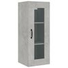 vidaXL H&auml;ngeschrank Betongrau 34,5x34x90 cm