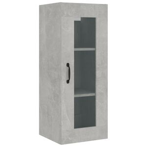 vidaXL H&auml;ngeschrank Betongrau 34,5x34x90 cm