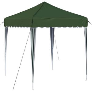 vidaXL Pop-up Partyzelt 195 x 195 x 245 cm Gr&uuml;n Oxford-Stoff