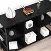 vidaXL Sideboard Schwarz Eichen-Optik 102 x 32 x 73,5 cm