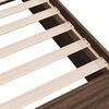 vidaXL Bettgestell Braun Eichen-Optik 140x200 cm Holzwerkstoff