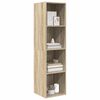 vidaXL TV-Wandschrank Sonoma-Eiche 37x37x142,5 cm Holzwerkstoff