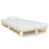 vidaXL Palettenbett Massivholz Kiefer 120&times;200 cm
