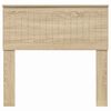 vidaXL Kopfteil mit Kopfteil Sonoma-Eiche 90 cm Holzwerkstoff