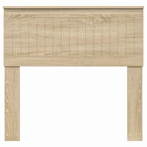 vidaXL Kopfteil mit Kopfteil Sonoma-Eiche 90 cm Holzwerkstoff