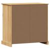 vidaXL Sideboard mit Schubladen VIGO 78x40x75 cm Massivholz Kiefer